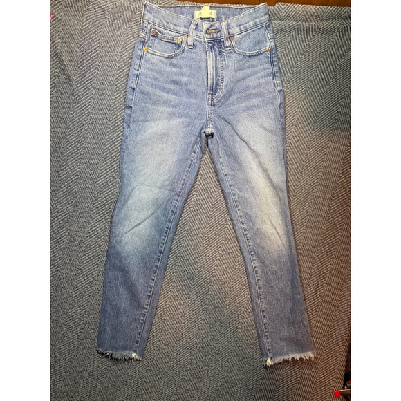 Madewell Denim - Madewell The Perfect Vintage Jean Womens 24 Light Blue High Rise Tapered Denim